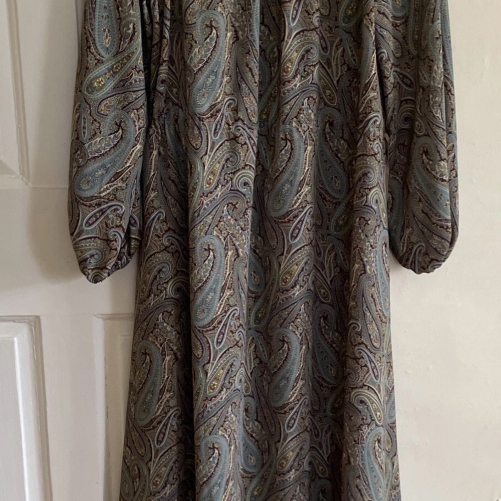 GORGEOUS Ann Mashburn XS Chiara Dress Paisley Multi NWT retail $595